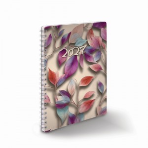Heti agenda spir&aacute;lozott REALSYSTEM A5  2027  levelek 54
