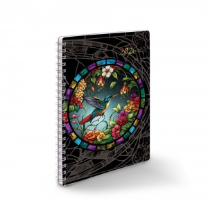 Heti agenda spirálozott REALSYSTEM A5  2026  kolibri 57