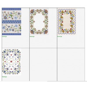 Gumis mappa POLMAK A4 folkl&oacute;r minta 10dbcsg  TA4_OG_730