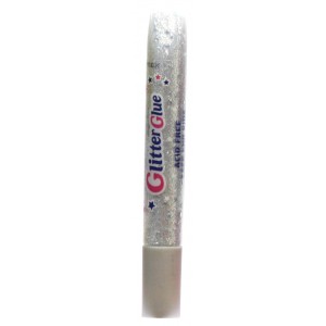 Ragasztó Glitter glue csillámos szóló ezüst  10,5ml