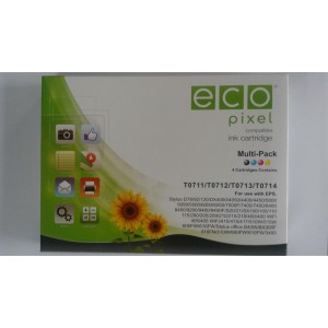 Tintapatron EPSON T071540 színes multipack utángyártott