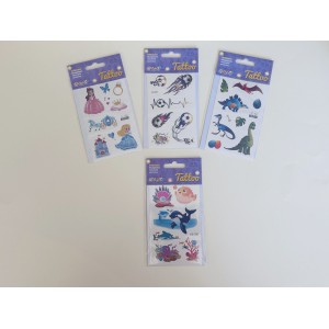 Matrica STICKERS   tetov&aacute;l&oacute;s csill&aacute;mos, glitter TR