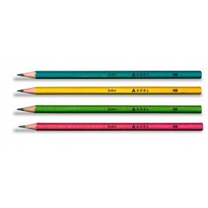 Grafit ceruza ADEL Retro hatszögletes színes test HB  2061