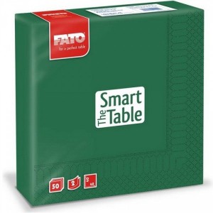 Szalvéta FATO SMART TABLE 33x33cm 2 rétegű erdőzöld 50dbcsg  82622300