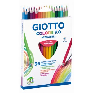 Színes ceruza 36klt GIOTTO aquarell 277300