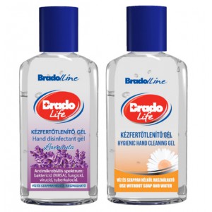 Kézfertőtlenítő gél BRADOLIFE 50ml