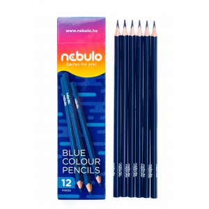 Színes ceruza NEBULO szóló háromszög kék  KC-TR-1