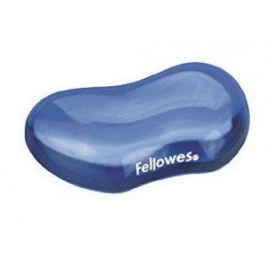 Csuklótámasz mini Fellowes "Crystal Gel" kék  IFW91177