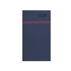 Zsebnaptár álló  TOPTIMER Y035 2026 YOUNG kék-piros
