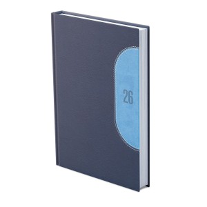 Napi agenda TOPTIMER T011K A5 2026 KREDO kék-világoskék