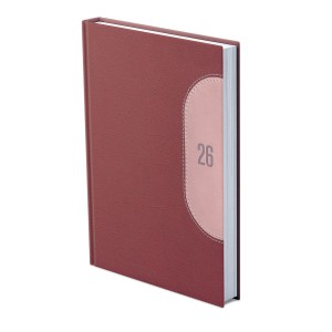 Napi agenda TOPTIMER T011K A5 2026 KREDO bordó-barack