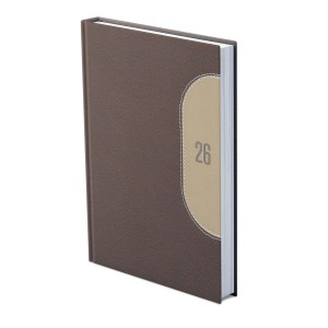 Napi agenda TOPTIMER T011K A5 2026 KREDO barna-bézs