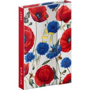 Heti agenda  REALSYSTEM  B6 2027 MAGNETIC Porcelain Flower- PIPACS  35551