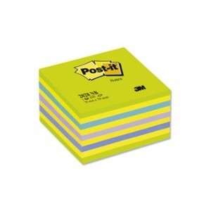 Öntapadós jegyzet POST-IT 2028-NB 76x76 neon kocka kékzöld 450lap