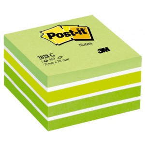 Öntapadós jegyzet POST-IT 2028-G 76x76 Pasztell kocka zöld 450lap