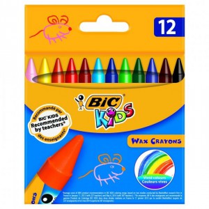 Zsírkréta 12klt BIC Wax Crayons  927829