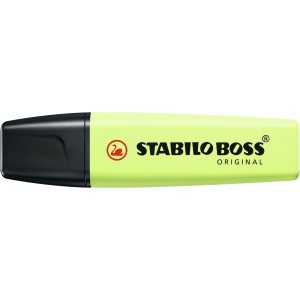 Szövegkiemelő STABILO Boss Original 2-5mm vágott végű  Pasztell  harmatos lime 70133