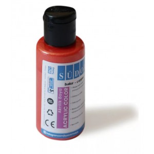 Akrilfesték SÜDOR metál réz  40ml