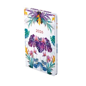 Heti agenda TOPTIMER J018 keskenyített A5 2026 JOY J105 pálma