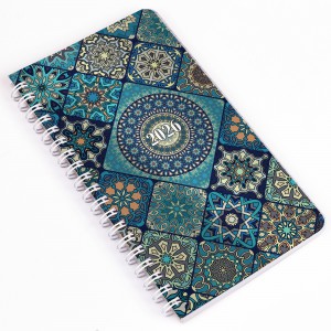Heti agenda spirálozott REALSYSTEM zseb 95x171mm 2026 mozaik 52