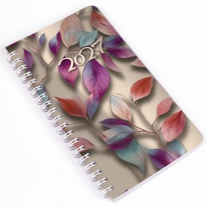 Heti agenda spir&aacute;lozott REALSYSTEM zseb 95x171mm 2027 levelek 54