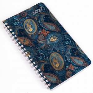 Heti agenda spir&aacute;lozott REALSYSTEM zseb 95x171mm 2027 mot&iacute;vum 55