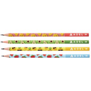 Grafit ceruza ADEL kerek Fruit meyveler 2B  2061000025000