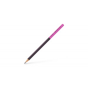 Grafit ceruza FABER-CASTELL Grip 2001 HB k&eacute;tt&oacute;nus&uacute; fekete-pink 12dbdob 517011