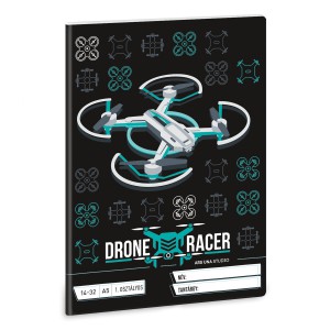 Füzet ARS UNA A5 14-32 1.o.vonalas Drone Racer 5131 22  53581310