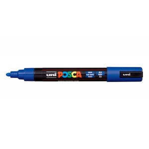 Marker dekor UNI Posca PC-5M 1,8-2,5mm  kék
