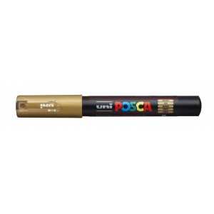 Marker dekor UNI Posca PC-1M  0,7-1mm  arany