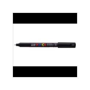Marker dekor UNI Posca PC-1MR  0,7mm tűhegyű fekete