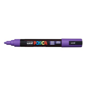 Marker dekor UNI Posca PC-5M  1,8-2,5mm  lila