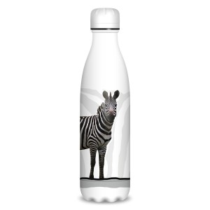 Kulacs ARS UNA duplafalú fém Zebra 500ml  55811606 Máté Bence 22