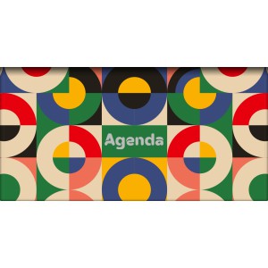 Zsebnaptár fekvő    2026  COLORS  Retro