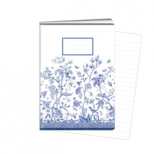 Füzet ARGUS A5 vonalas 40lapos Bloom, kék virág 1592-0367