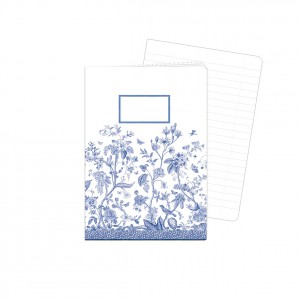 Füzet ARGUS A6 40 lapos Bloom, kék virág 1598-0367