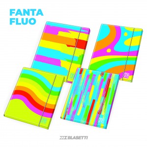 Gumis mappa Blasetti One Color A4 1,2 cm Fantafluo 8127