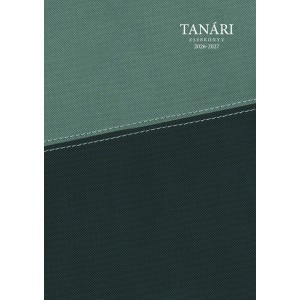 Tan&aacute;ri zsebk&ouml;nyv &Uacute;J KALENDART 202627 antracitfekete DUPLEX