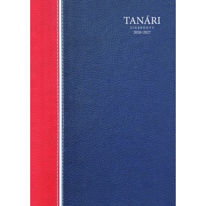 Tan&aacute;ri zsebk&ouml;nyv &Uacute;J KALENDART 202627 pirosfeh&eacute;rk&eacute;k GROOVY