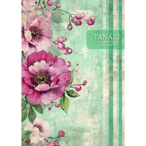 Tan&aacute;ri zsebk&ouml;nyv &Uacute;J KALENDART 202627 f.mint&aacute;s pap&iacute;rbor&iacute;t&oacute; VINTAGE