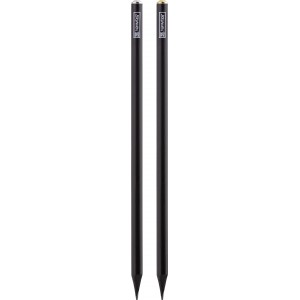 Grafit ceruza BRUNNEN kerek fekete fa, metál végű "Diamond Metallic   32dbdispl  102732901