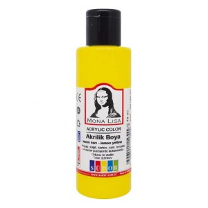 Akrilfesték MONA LISA citromsárga 70ml