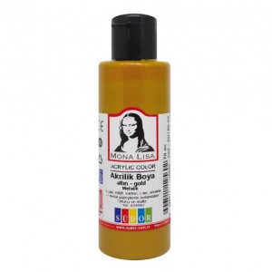 Akrilfesték MONA LISA metál arany 70ml