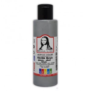 Akrilfesték MONA LISA metál ezüst 70ml