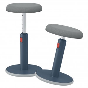 Ülő-álló szék LEITZ COSY Ergo Active ergonomikus bársony szürke  65180089