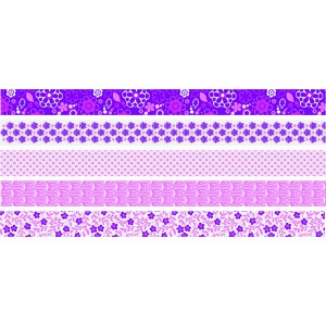 Ragasztószalag HEYDA dekor 12mmx3m "Fllowers"  mini tépővel rózsaszín  5tekdob  203584587