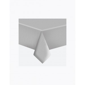 Terítő POLMAK 120x180cm papír letörölhető 036805 szürke alapon fehér pöttyös