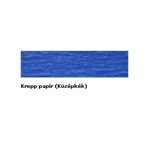 Krepp papír BRILLANT 0,5x2m 42 középkék