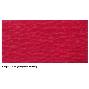 Krepp papír BRILLANT 0,5x2m 01 piros